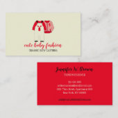 Kinder Apparel Doula Baby Kleding Visitekaartje (Voorkant / Achterkant)