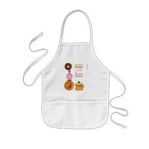 Kinder Apron _ Donuts' mieren houden van _ Boek me Kinder Schort