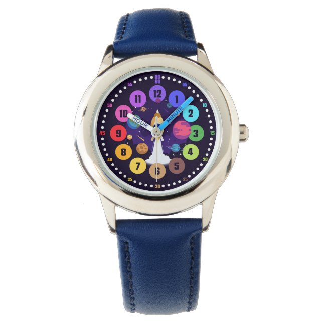 Kinder Armbanduhr als Lernuhr Horloge (Voorkant)