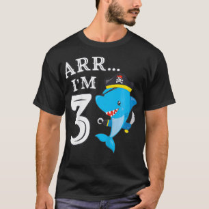 Kinder ARR IM 3 Verjaardag Pirate I 3e Verjaardag  T-shirt