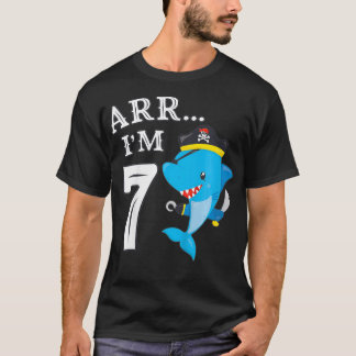 Kinder ARR IM 7 Verjaardag Pirate I 7e Verjaardag  T-shirt