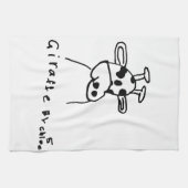 Kinder Art Giraffe Kitchen Towel Theedoek (Horizontaal)
