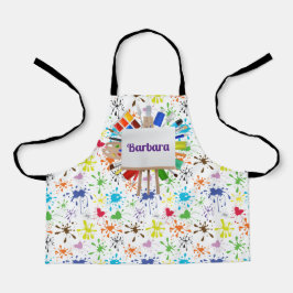 Kinder artiest aanpassen schort