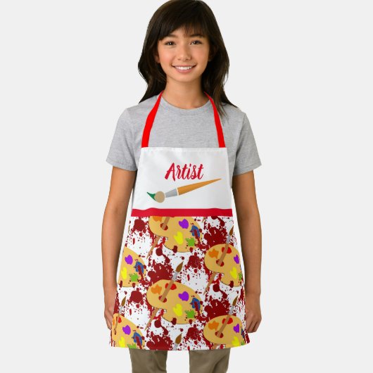 Kinder artiest/schilder alles over afdrukcraft Sma Schort (Insitu)