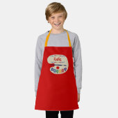 Kinder artistieke palet Schilderen Smock Apron Schort (Gedragen)