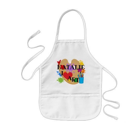 Kinder artistieke schilder Apron Schort (Voorkant)