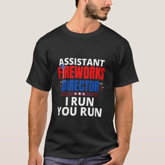 Kinder assistent-Fireworks Director Usa Independen T-shirt (Voorkant)