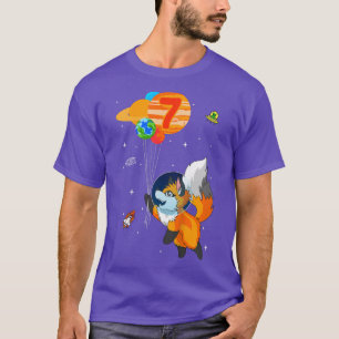 Kinder Astronaut 7e verjaardag van het astronauten T-shirt