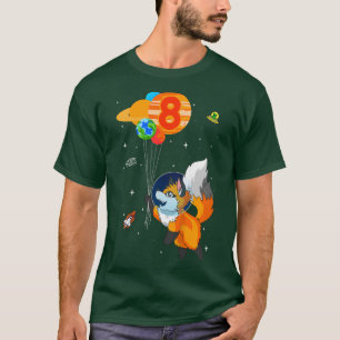 Kinder Astronaut 8e verjaardag van het astronauten T-shirt