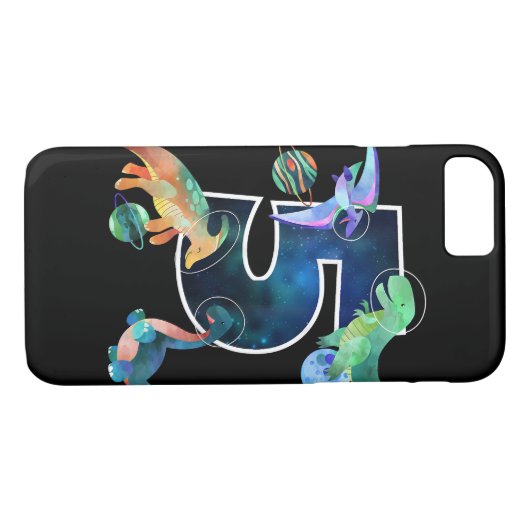 Kinder astronaut buitenruimte dinosaurussen 5e ver Case-Mate iPhone case (Achterkant (Horizontaal))