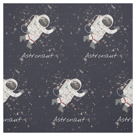 Kinder astronaut kosmos Space Star Dust Stof (Swatch)