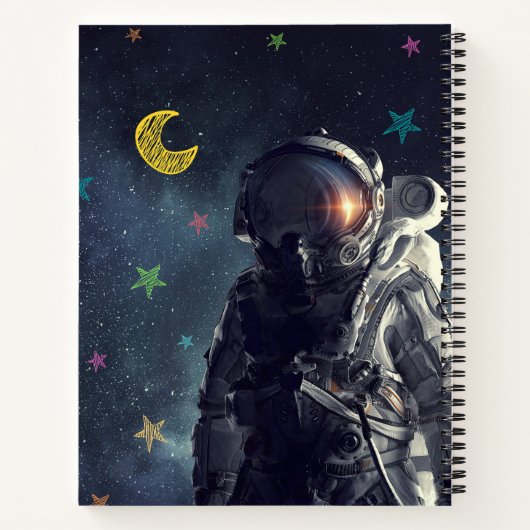 Kinder Astronaut Notitieboek (Achterkant)