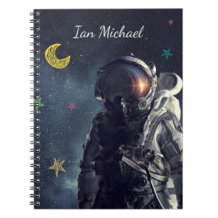 Kinder Astronaut Space Theme Notitieboek