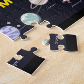 Kinder astronomieplanten Astronaut Universe Legpuzzel (Zijkant)
