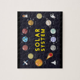 Kinder astronomieplanten Astronaut Universe Legpuzzel