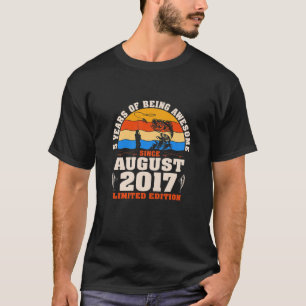 Kinder augustus 2017 - 5 jaar oude Viste T-shirt