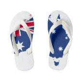 Kinder Australische Kaarten Kinder Teenslippers (Voetbed)