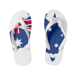Kinder Australische Kaarten Kinder Teenslippers