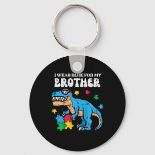Kinder Autisme Bewustzijn Blauw Voor Mijn Broer Tr Sleutelhanger