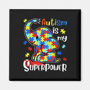 Kinder autisme is mijn Superpower Schattigee olifa Magneet