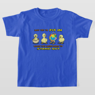 Kinder Autisme Shirt met baby kuikens