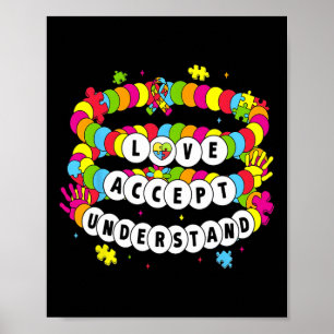 Kinder autistische meisjes houden ervan om autisme poster