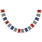 Kinder autopartij vlaggetjes (Alle)