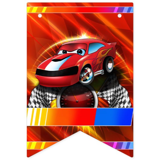 Kinder autopartij vlaggetjes (Eerste vlag)