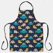 Kinder auto's schort (Voorkant)