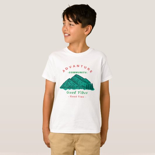 Kinder avontuur t-shirt (Voorkant volledig)