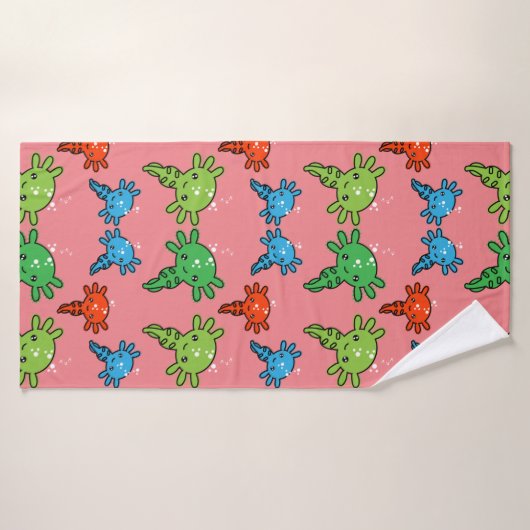 Kinder Axototl Salamander Badhanddoek (Badhanddoek)