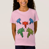 kinder Axototl Salamander T-shirt (Voorkant)
