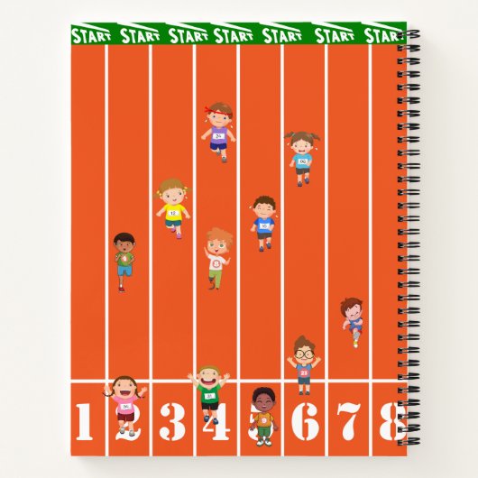 Kinder baan en veld notitieboek (Achterkant)