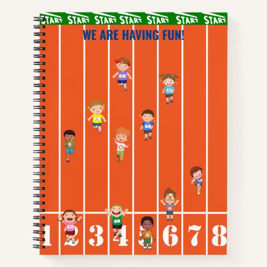 Kinder baan en veld notitieboek (Voorkant)