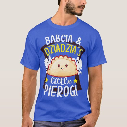 Kinder Babcia Dzidzias Little Pierogi Potato Baby T-shirt (Voorkant)