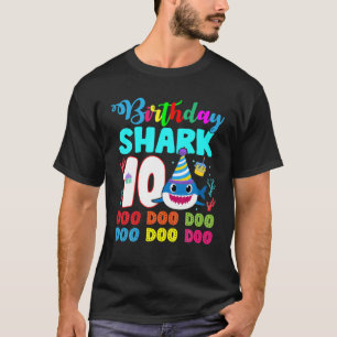 Kinder Baby 10 jaar oude 10e verjaardag Doo Doo T-shirt