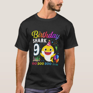 Kinder Baby 9 september jongstleden meisje 9 jaar T-shirt