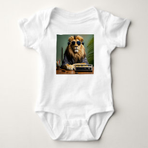 Kinder Baby Collectie - Sjabloon Leeuw Romper