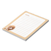 Kinder Baby Cute Animal Lion Notitieblok (Linkerzijde)