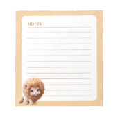 Kinder Baby Cute Animal Lion Notitieblok (Voorkant)