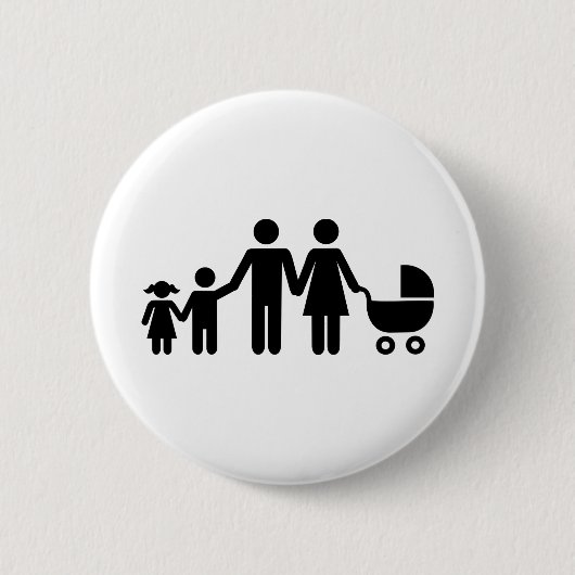 Kinder baby ronde button 5,7 cm (Voorkant)
