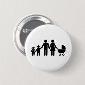 Kinder baby ronde button 5,7 cm (Voorkant /achterkant)