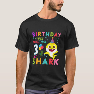 Kinder Baby Schudhaai 2e verjaardag Jongen Meisje  T-shirt