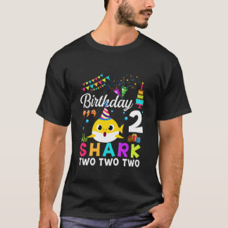 Kinder Baby Schudhaai 2e verjaardag Jongen Meisje T-shirt