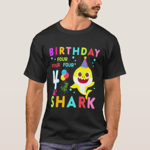 Kinder Baby Schudhaai 3e verjaardag Jongen meisje  T-shirt