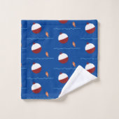 Kinder badkamer voor vis en aas bad handdoek (Wasdoekje)