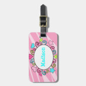 Kinder bagage rugzak Label Bagagelabel (Voorkant verticaal)