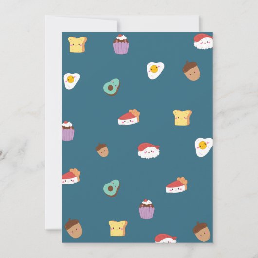 Kinder bakverjaardag kaart (Achterkant)