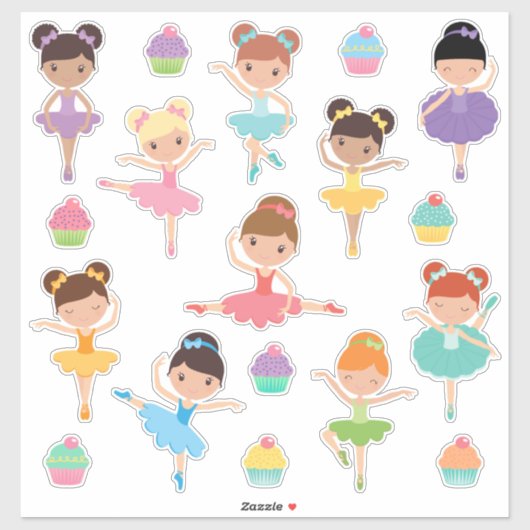 Kinder Ballerina Sticker (Vel)