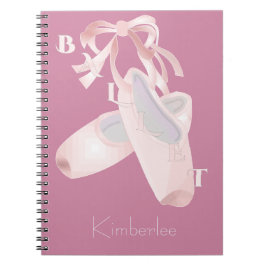 Kinder ballet, speciaal aangepast notitieboek